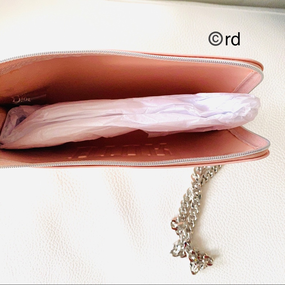 Dior Pink Chain Vegan Leather DIY Wristlet - Picture 3 of 12
